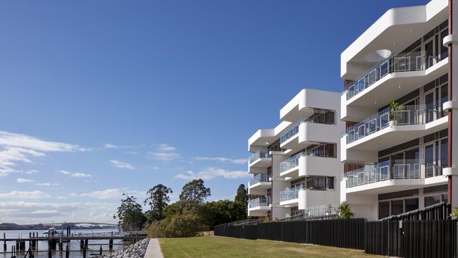 The four-storey Boatyard Bulimba development has been completed.