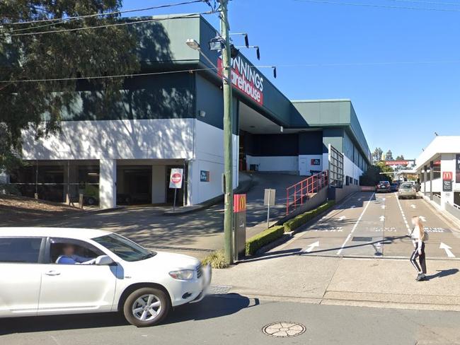 Rook first agreed to meet the woman at Bunnings Thornleigh. Picture: Google