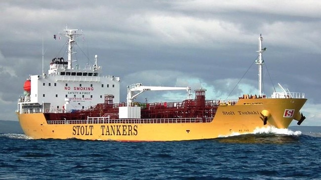 The tanker Stolt Tsubaki.