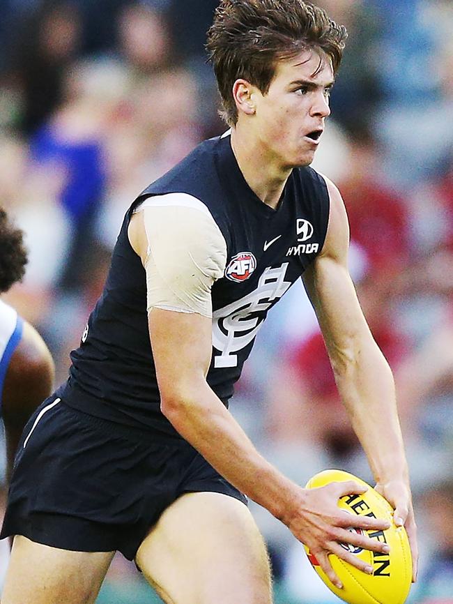 Paddy Dow showed why Carlton took him with pick 3 in the draft.