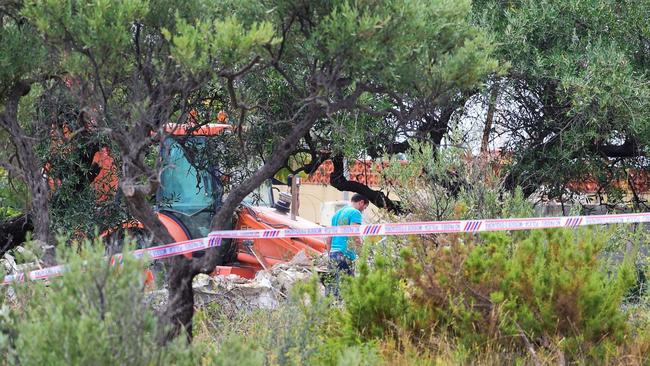 Police said today they have found more than 120 gas canisters in a house in Alcanar, where suspects of this week's twin assaults in Spain were believed to be building bombs for "one or more" attacks in Barcelona. Picture: AFP.