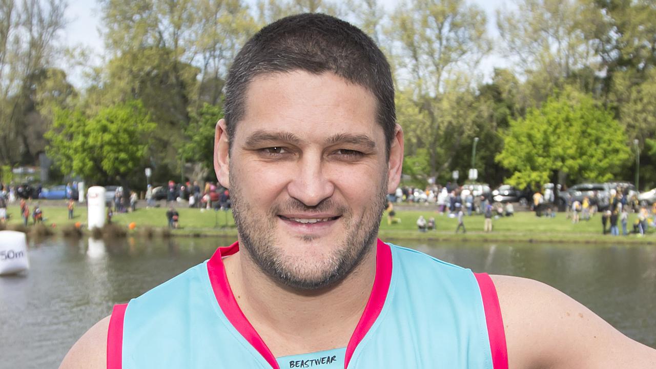 Brendan Fevola has undergone emergency surgery to remove his appendix. Picture: Sarah Matray