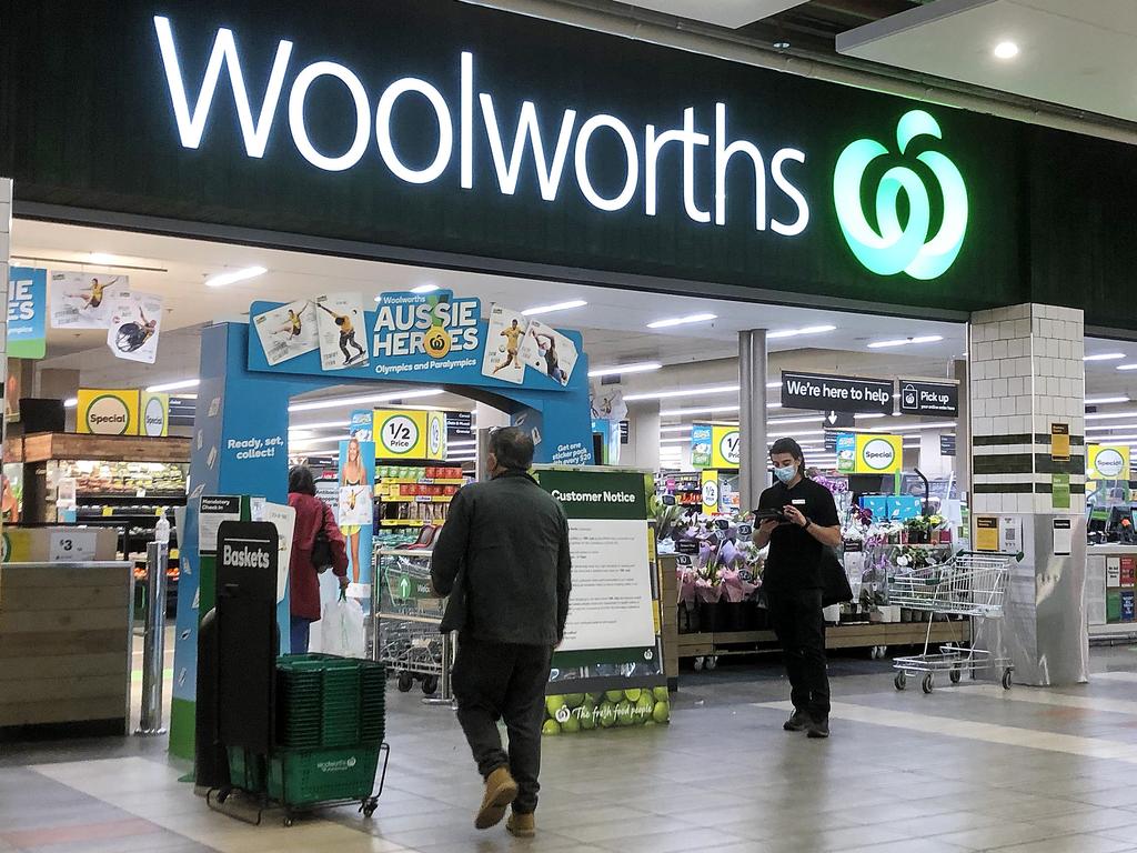 Woolworths Kirawee sent an email to locals on Friday advising a staff member had tested positive. Picture: Mark Stewart