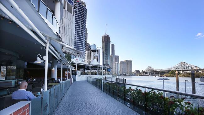 The eviction notices follow an approval to transform the Eagle Street Pier in the heart of the city for $21bn. Picture: Tara Croser/NCA NewsWire