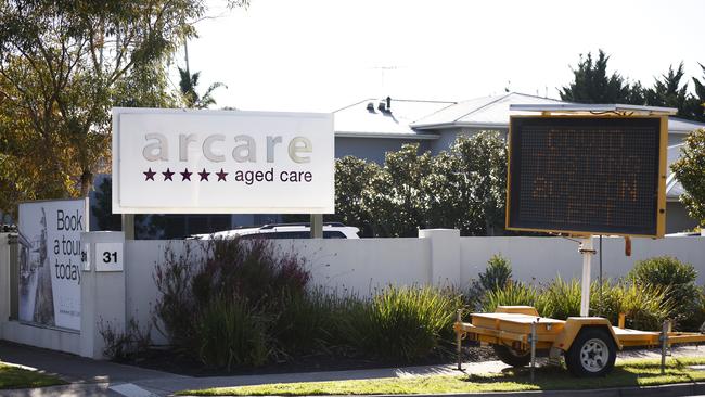 A worker at the Arcare aged care Maidstone residence, who received one dose of Pfizer vaccine on May 12, tested positive to Covid-19. Picture: Getty