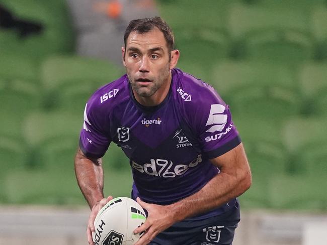 Cameron Smith was a shandy away from joining the Broncos. Picture: AAP/Scott Barbour