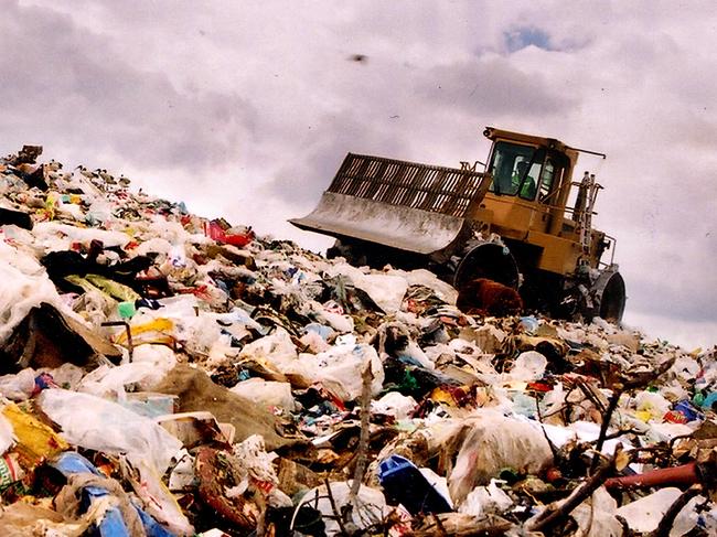 FILLING UP: A landfill site at the Lucas Heights tip which is where some of Liverpool's rubbish ends up. Picture: SUPPLIED