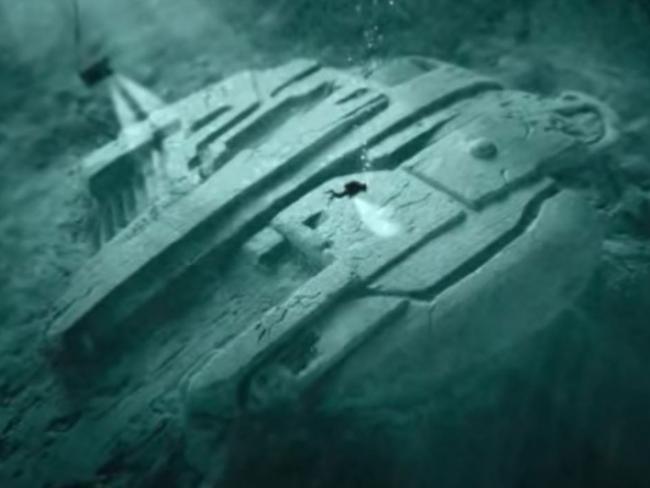 “Baltic Sea Anomaly” ... artist Tod Twentytod’s graphic depiction of the object. Picture: sonofmabarker/YouTube
