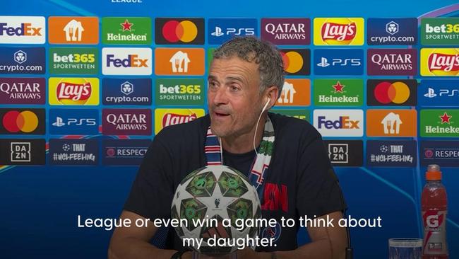 Luis Enrique ’emotional’ at tribute to his daughter after Champions League win