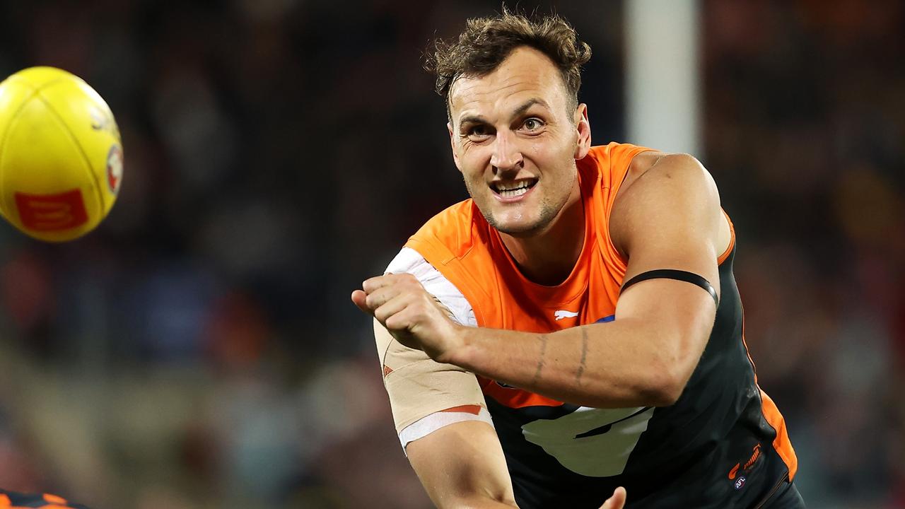 Braydon Preuss looks like returning for the Giants this weekend. Picture: Getty Images