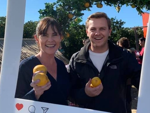 Former MP Lucy Wicks pictured with NSW state Liberal MP Taylor Martin. Picture: Facebook