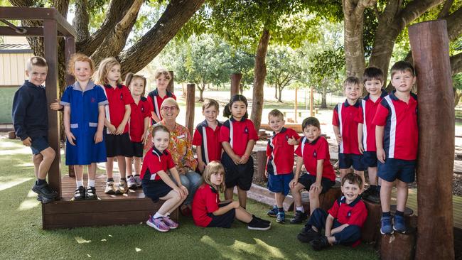 My First Year 2023: Rangeville State School Prep students of Prep/1TG, Friday, February 24, 2023. Picture: Kevin Farmer