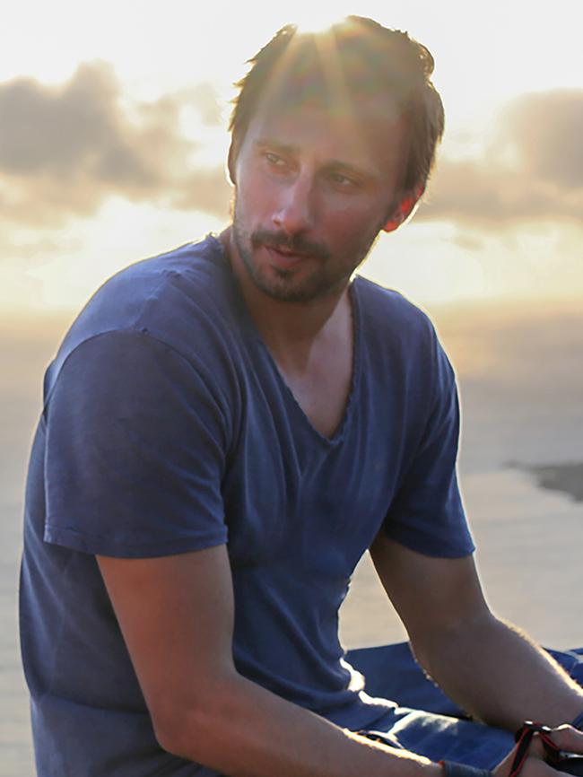 Matthias Schoenaerts in a scene from the film A Bigger Splash.