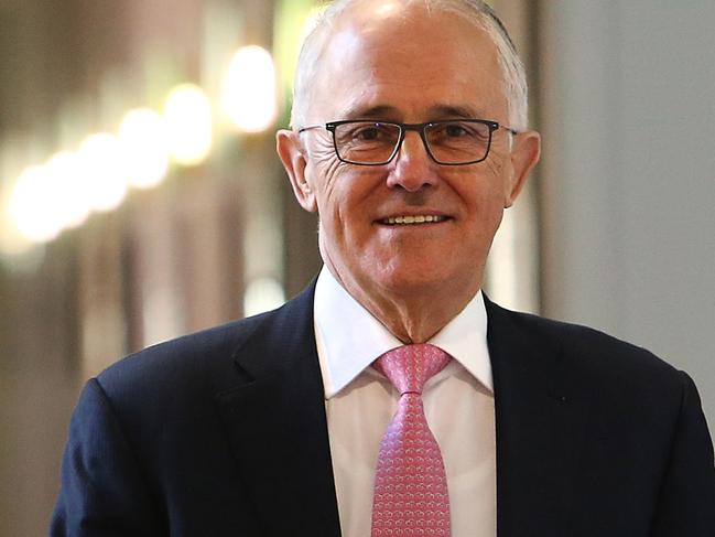 PM Malcolm Turnbull at Parliament House in Canberra. Picture Kym Smith