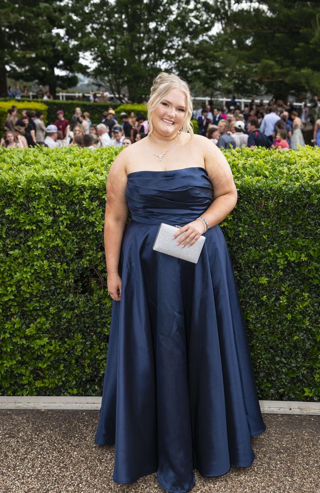 Laura Brereton at Centenary Heights State High School formal at Picnic Point, Friday, November 15, 2024. Picture: Kevin Farmer