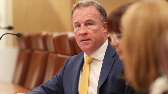 Premier Will Hodgman during the Budget Estimates hearing on Monday. Picture: NIKKI DAVIS-JONES