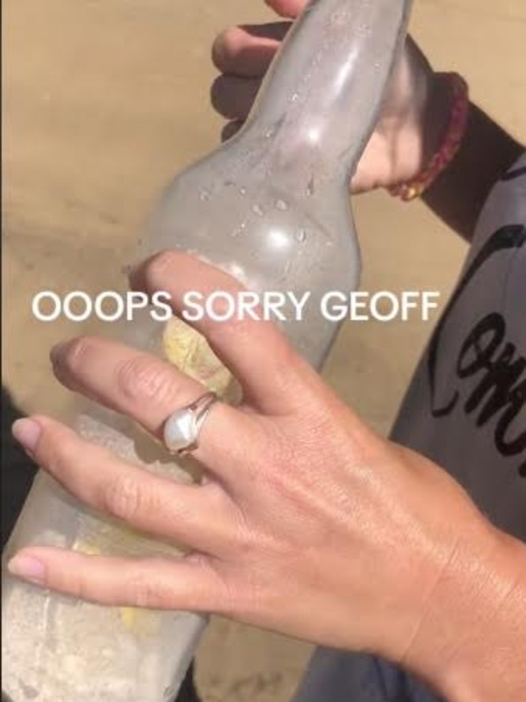 The bottle in question. Picture: TikTok