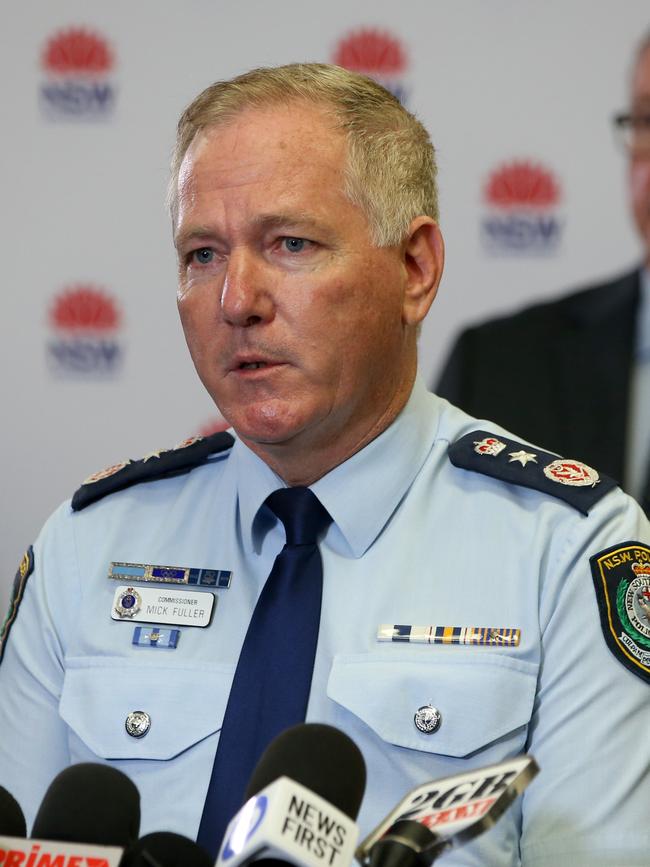 NSW Police Commissioner Mick Fuller. Picture: Damian Shaw