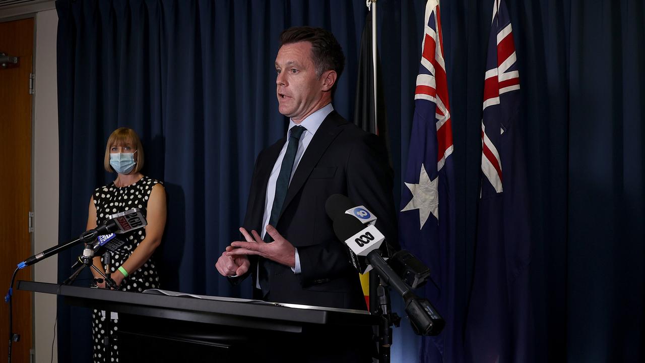 NSW Labor Leader Chris Minns and NSW Shadow Minister for Active Transport Jo Haylen speaking today Picture: NCA NewsWire / Dylan Coker