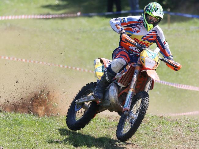 Matt Phillips during the Australian Four Day Enduro at Wynyard. Picture: CHRIS KIDD