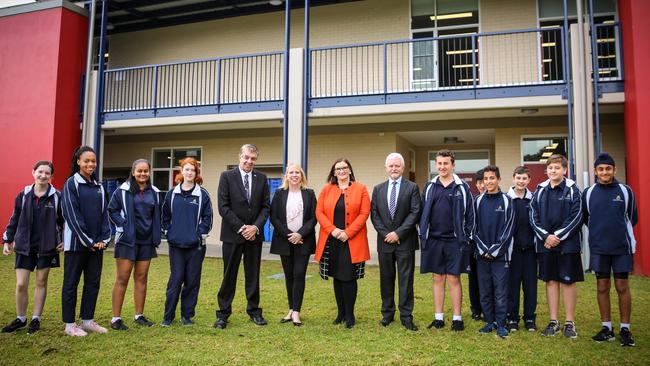 The new building (pictured) was opened recently at the school's North Kellyville campus.