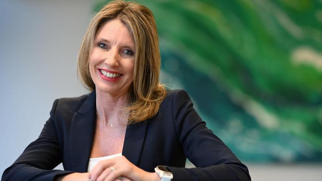 Ramsay Health’s Carmel Monaghan at one of its offices in Fortitude Valley. Picture: Lyndon Mechielsen/The Australian