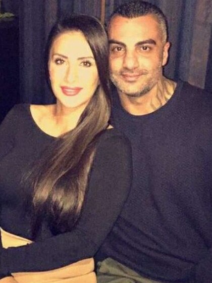 Carolina Gonzalez and husband, Mick Hawi, who was shot dead in Rockdale in Sydney's south.