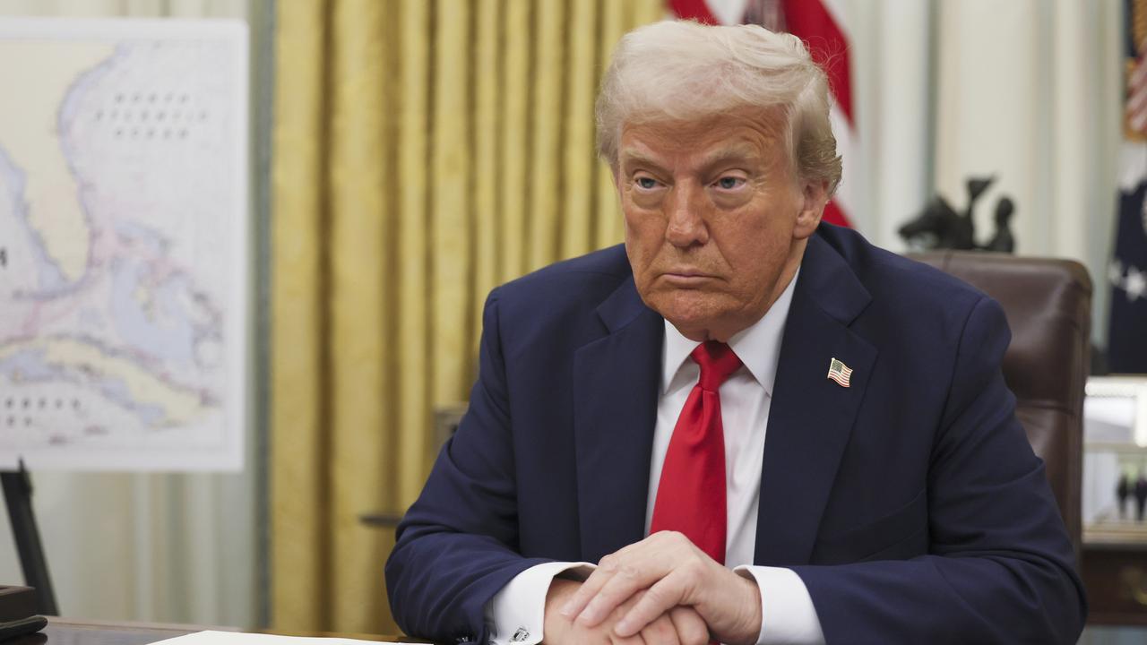 It was a sea of red on the ASX on the opening bell thanks to US President Donald Trump’s tariff policy. Picture: NewsWire / AP Pool