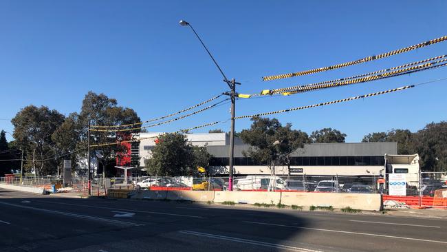 Part of the current site of the proposed development on O’Riordan St.