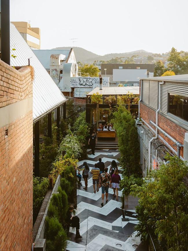 In The Hanging Garden, Hobart, Tasmania.