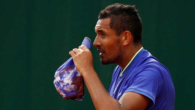 Nick Kyrgios had a mid-match meltdown against Kevin Anderson in the French Open.