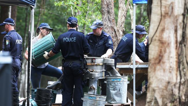 The William Tyrrell search near Kendall less than 1km from where he was last seen. Picture: Peter Lorimer