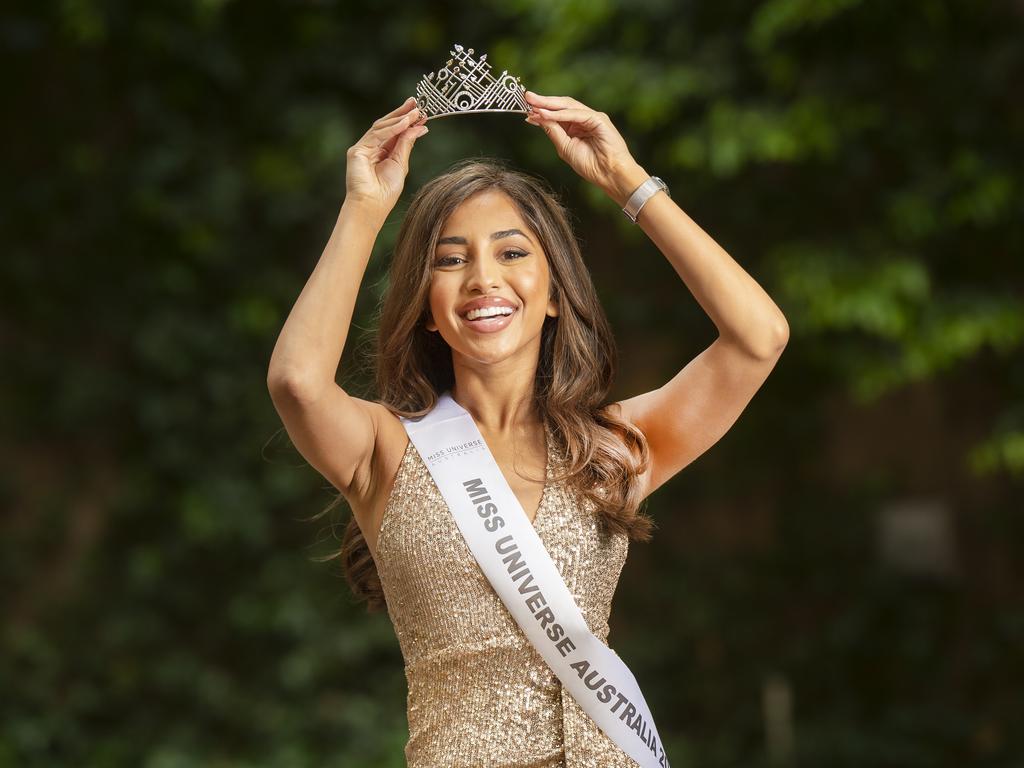 Miss Universe Australia Maria Thattil attends celebrity basketball