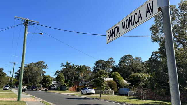 A usually quiet street, Santa Monica Av in Coolum Beach on the Sunshine Coast has been terrorised by groups of teens this school holidays. Picture: Letea Cavander