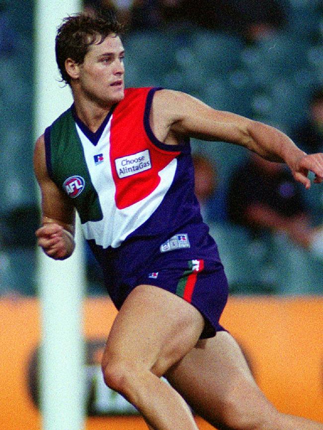 Trent Croad during his short career with Fremantle.