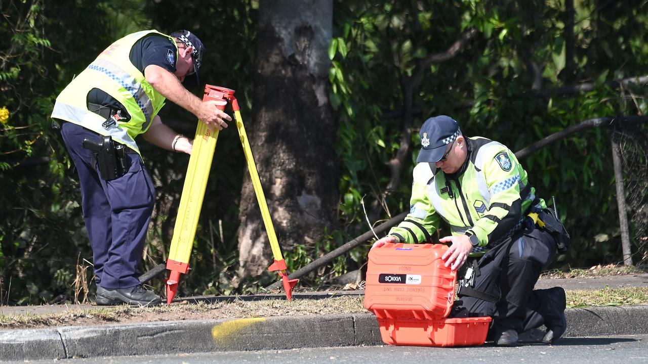 Police continue their investigation into the fatal crash. Picture: John Gass