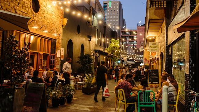 The Peel Street renewal in full-flight in the summer of 2016. 