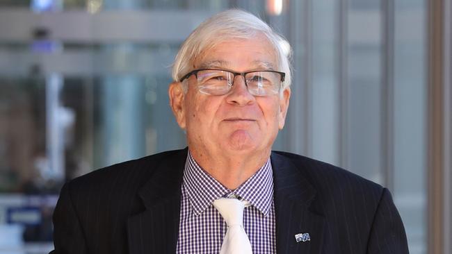 Brian Burston at the Federal Court, where he is suing Pauline Hanson, on Thursday. Picture John Grainger