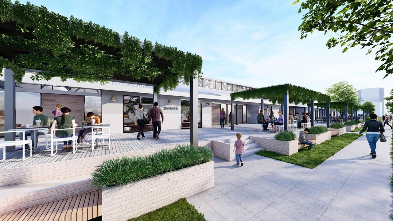 Artist's impression of the new Bulimba Barracks lifestyle precinct approved by council.