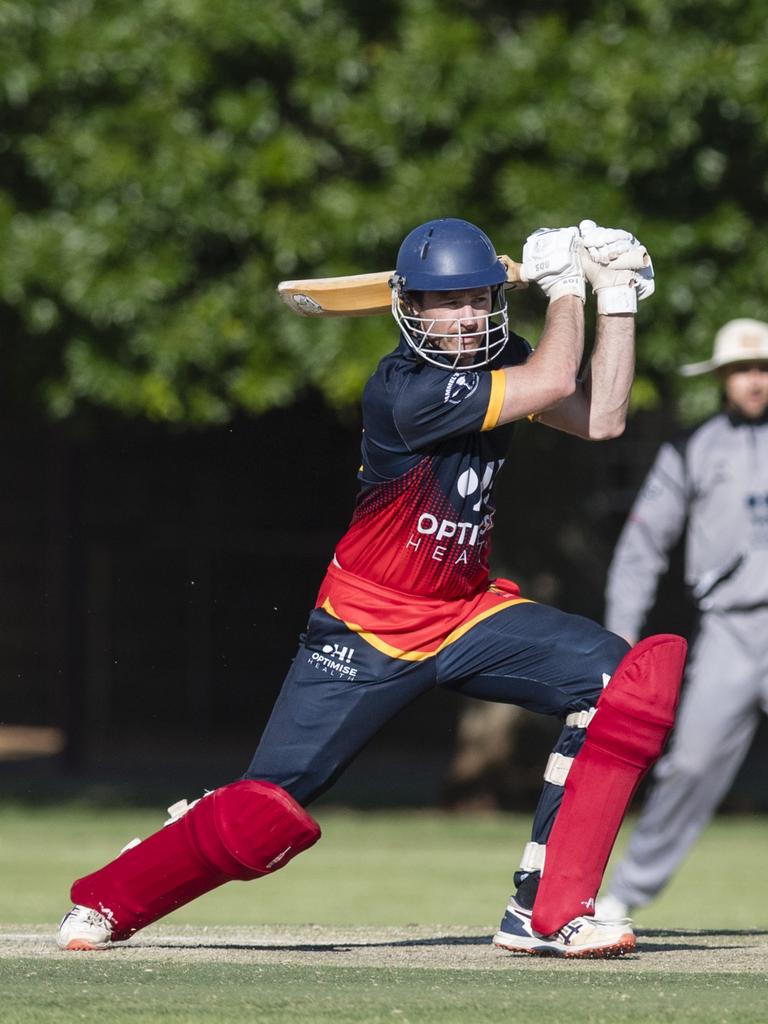 Kyle Tonkin bats for Metropolitan-Easts against Souths Magpies. Picture: Kevin Farmer