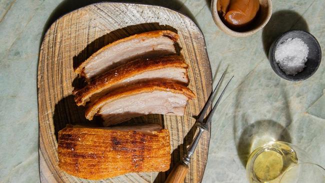 Lennox Hastie’s how to get the perfect pork crackling. Picture: Nikki To