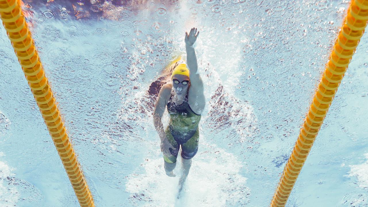 Ariarne Titmus in action for Australia. Picture: Getty Images