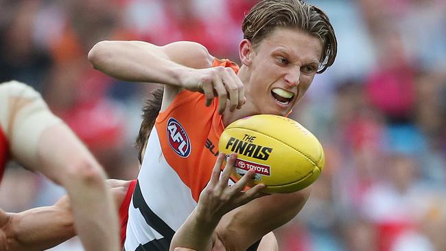 GWS Giant Lachie Whitfield has copped a six-month suspension over the affair. Picture: Phil Hillyard