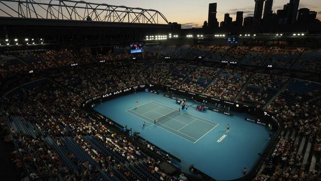 A shot of Rod Laver Arena. Picture: Getty Images