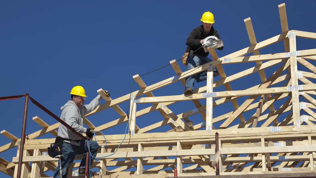 Construction has ground to a near holt thanks to the softening housing market. Picture: iStock