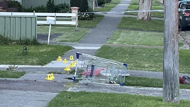 The scene of the stabbing on Michael Rd; Jesmond. Picture: Dan Proudman