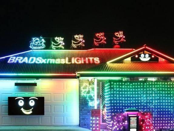 Brad's Christmas Lights have been a fan favourite for many years in Brisbane. Picture: Facebook