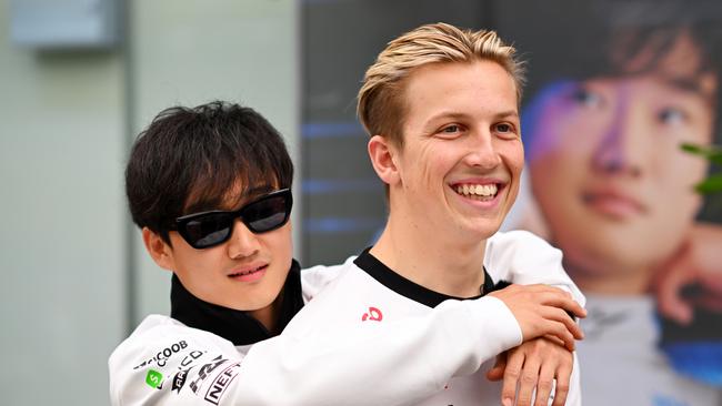 This might be the last time we see these two smiling together. (Photo by Rudy Carezzevoli/Getty Images)