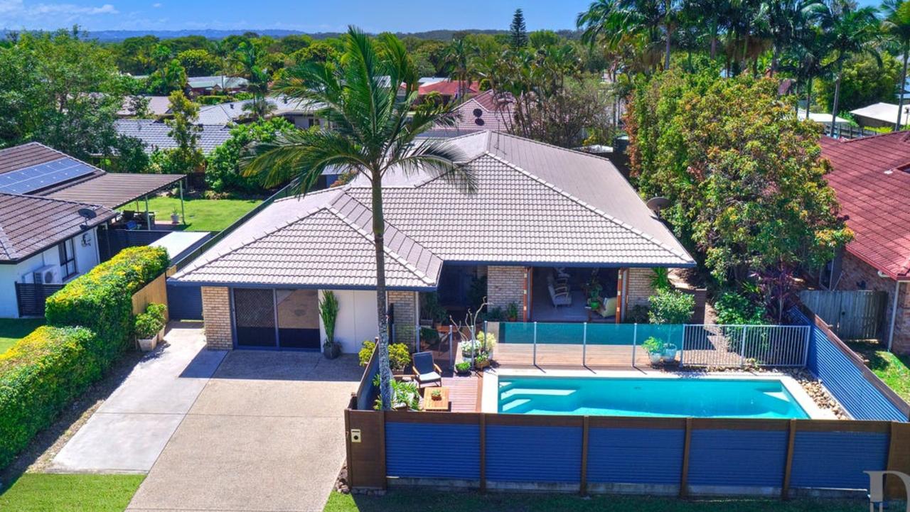 This four-bedroom house at 7 Turnbury St, Little Mountain, is on the market for offers over $1.1m.