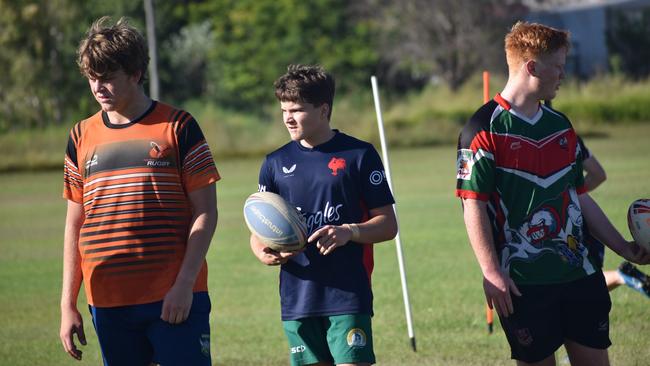 CQ Capras under-16, under-18, under-21 and senior men training at Kettle Park, Rockhampton, on December 3, 2022.